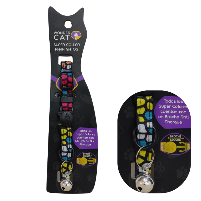 Wonder Cat Collar Gato - Rocas