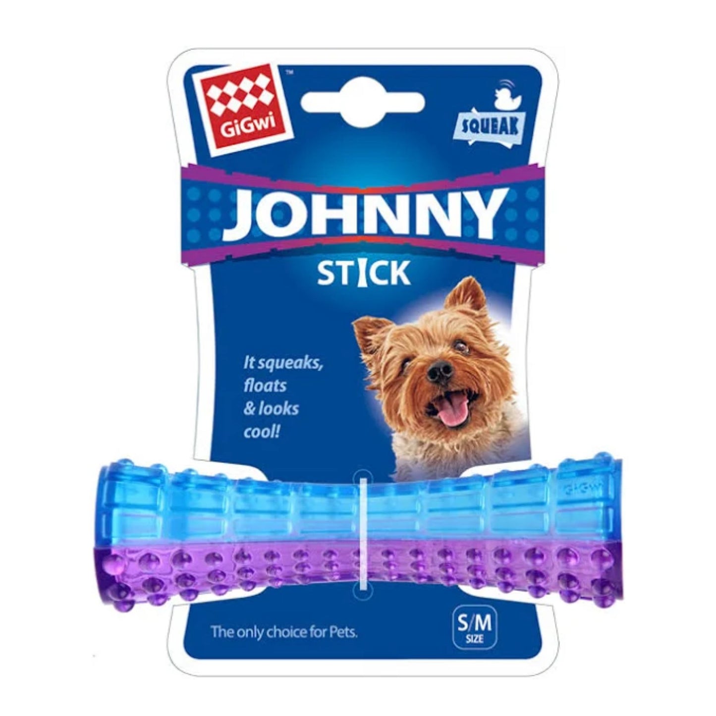 Gigwi Jhonny Stick Transparente Morado/Azul S-M