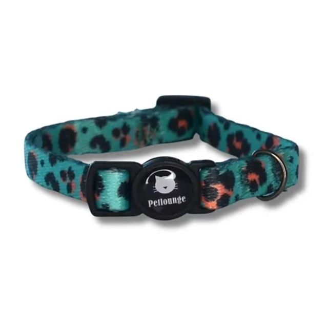 PetLounge Collar Gato - Mint Leopard