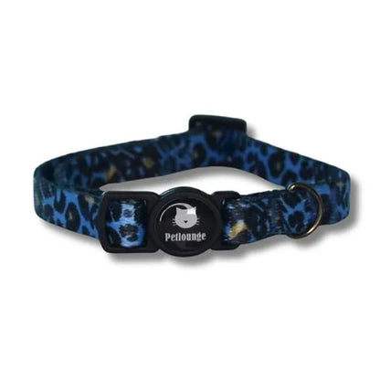 PetLounge Collar Gato - Blue Leopard