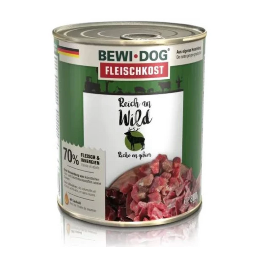 Bewi Dog Lata Rico en Venado 400 gr