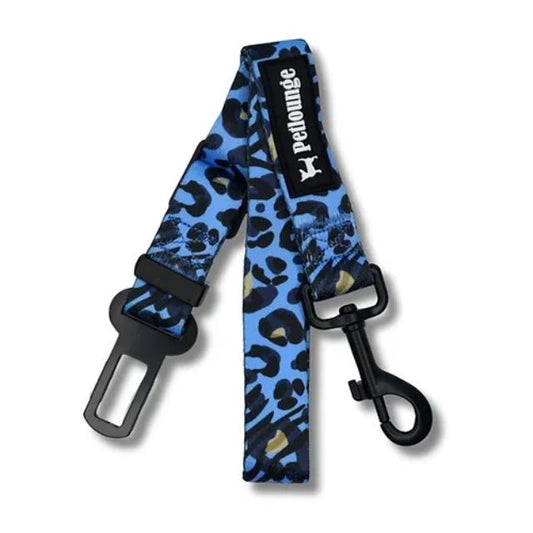 PetLounge Cinturon de Seguridad - Blue Leopard