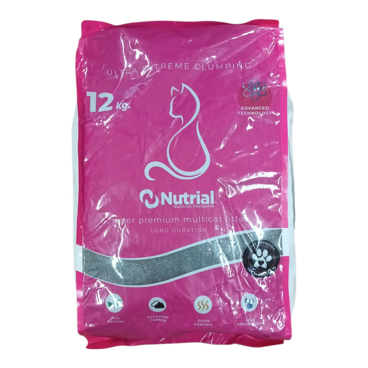 Arena Sanitaria Nutrial;Ultra Extreme Clumping;12 kg 🐾
