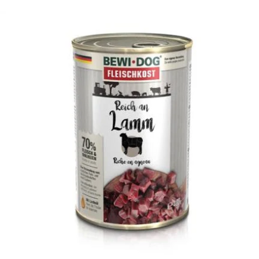 Bewidog Lata Rico en Cordero 400 gr