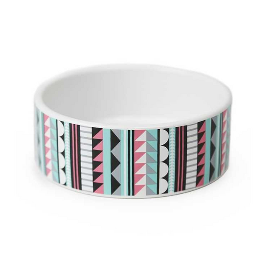 BRNX Plato Ceramica Mosaico Celeste S