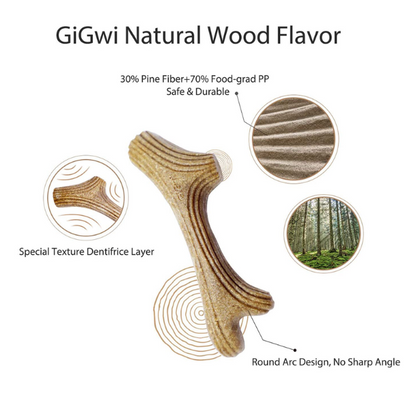 Wooden Antler Madera Natural Medium