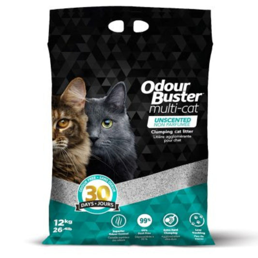 Odour Buster Multi-Cat Cat Litter 12 kg
