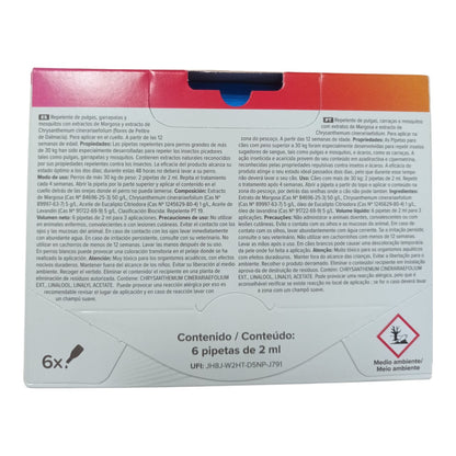 🐶 Pipetas Repelentes Beaphar para Perros Grandes (más de 30 kg) – 6 unidades