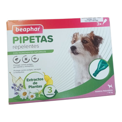 🐶 Pipetas Repelentes Beaphar para Perros Pequeños (menos de 15 kg) – 3 unidades
