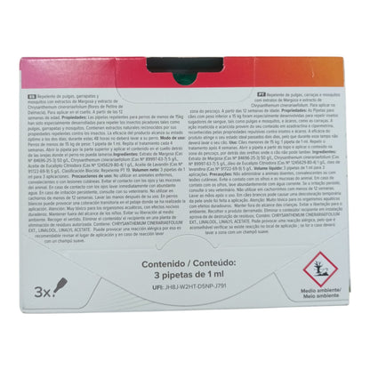 🐶 Pipetas Repelentes Beaphar para Perros Pequeños (menos de 15 kg) – 3 unidades