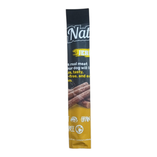 Jerky Stick de Naturalistic – ¡Un premio delicioso que mueve colitas!