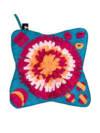 Alfombra Olfativa Interactiva Tazones para Perros Ansiosos - 70 x 70 cm