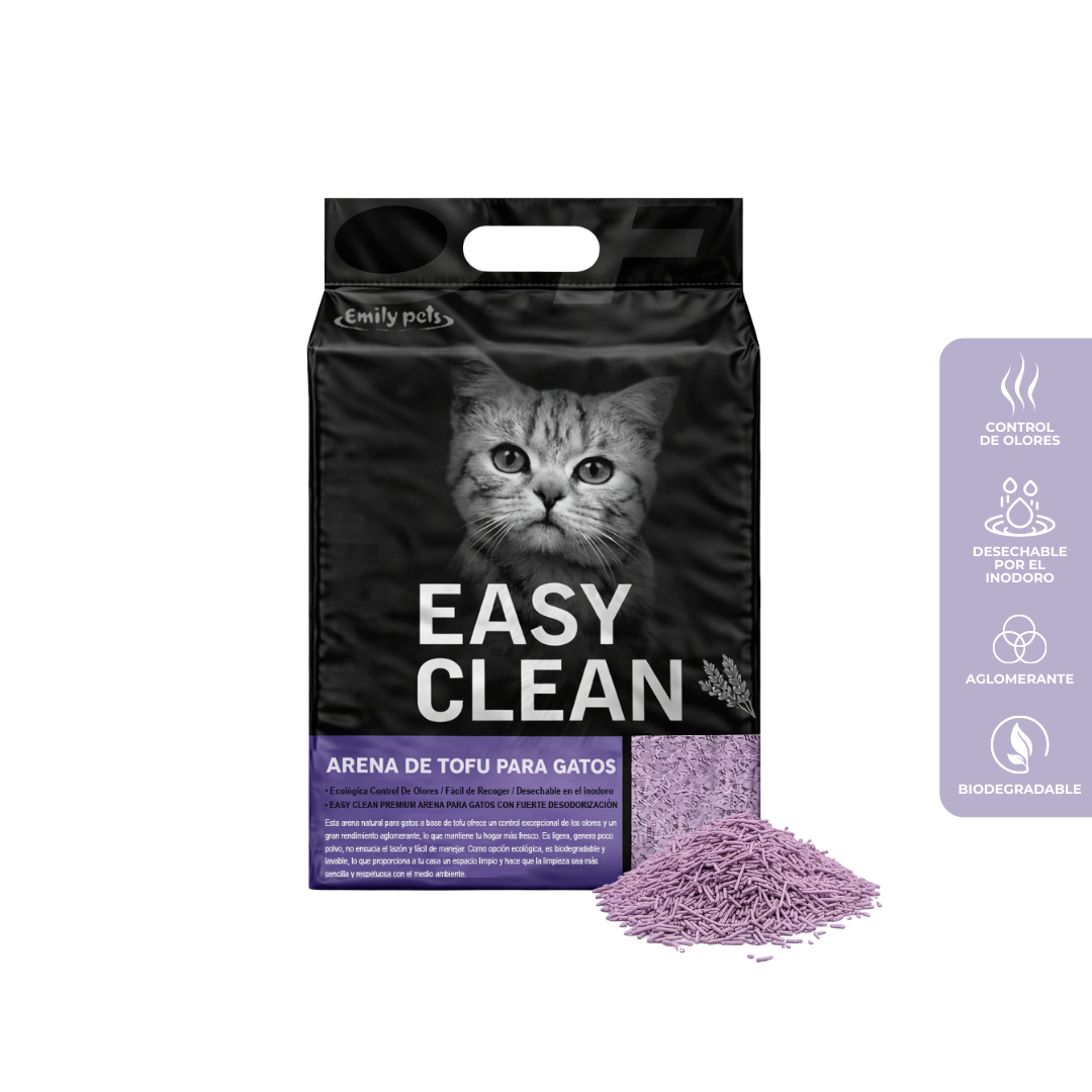 Arena Sanitaria para Gatos Easy Clean Tofu 2 kg