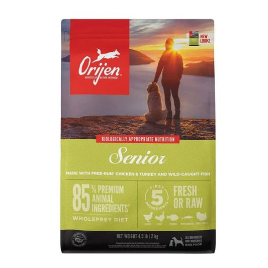 alimento para perros senior orijen