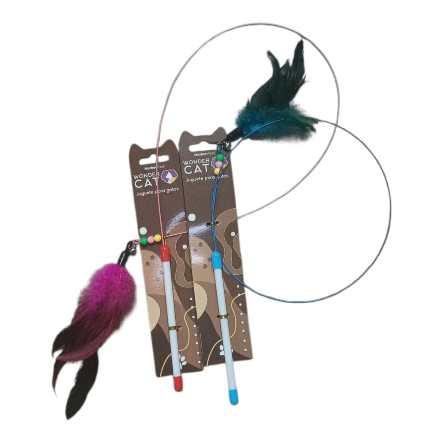 Varilla flexible con pluma