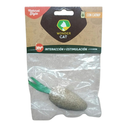 Juguete de Catnip con forma de Zanahoria