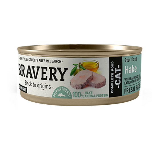 Bravery Hake Sterilized Cat Wet Food 70 gr