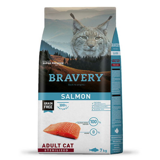 Bravery Salmon Adult Cat Sterilized 7 kg