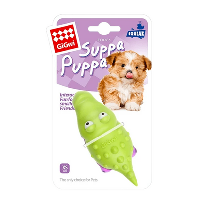 Gigwi Suppa Puppa Cachorro Cocodrilo Verde/Morado