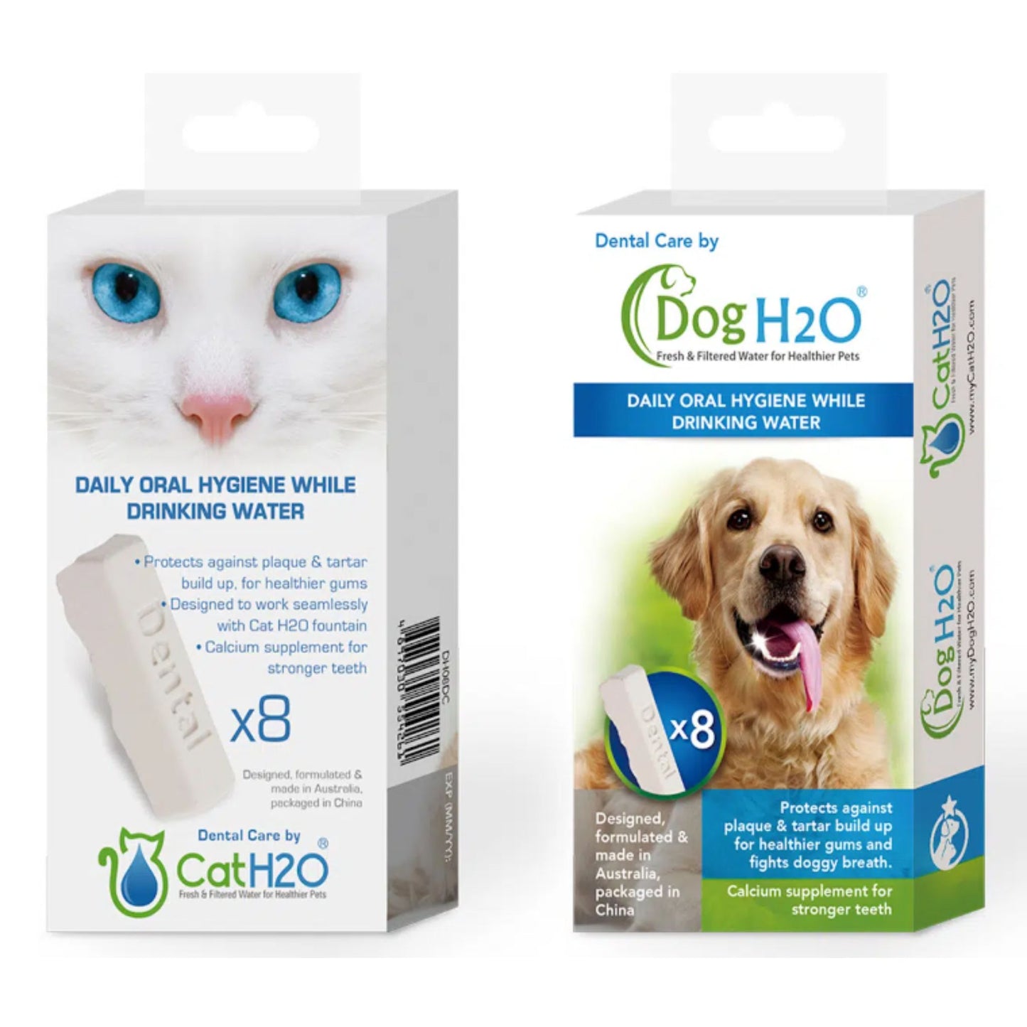 Kit Calcio Fuente de Agua para Gatos 