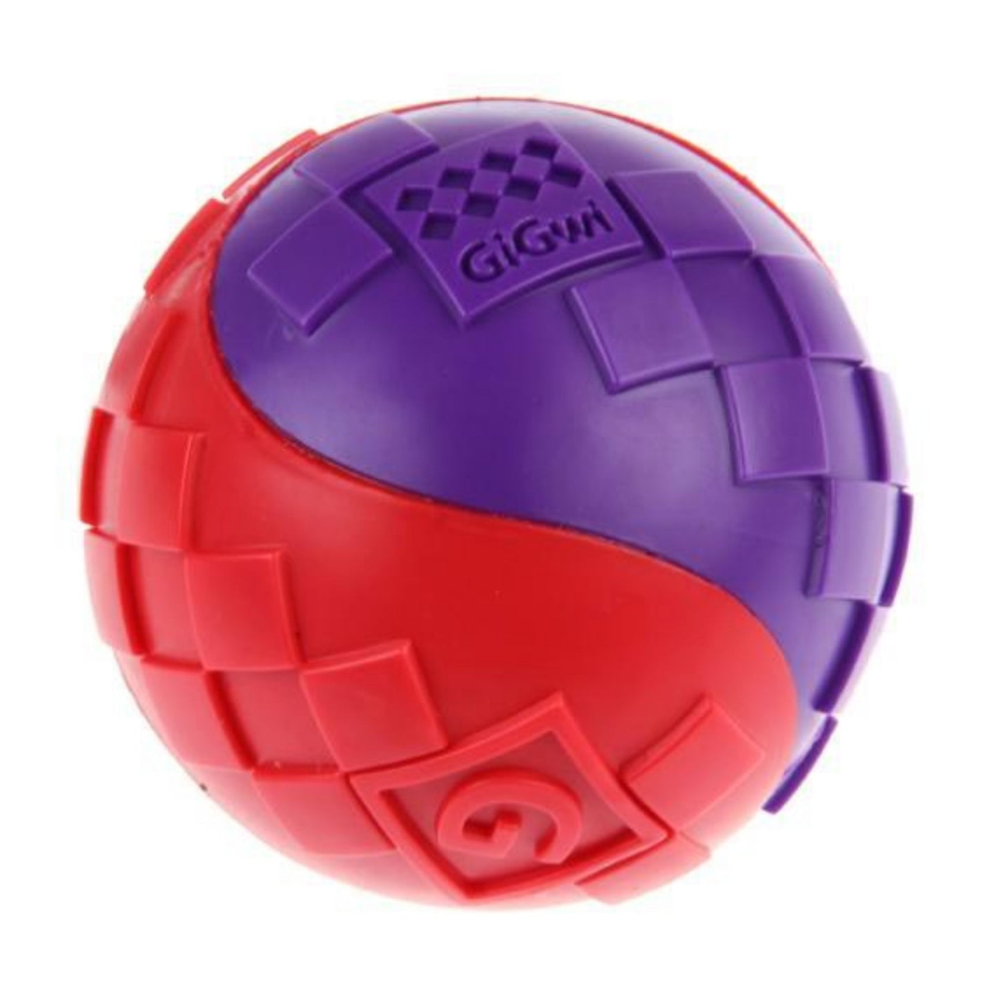 GiGwi Ball Squeaker Rojo/Morado L