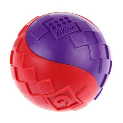 GiGwi Ball Squeaker Rojo/Morado L